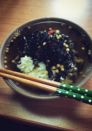 サッパリと美味しい♡ひじき茶漬け-レシピのメイン写真