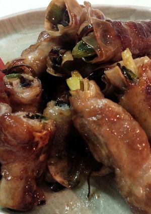 焼売の皮でもっちり甘辛♪昆布佃煮の肉巻き-レシピのメイン写真
