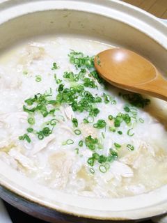 鶏とホタテのほっこり中華粥-レシピのメイン写真
