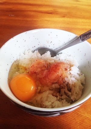 明太子卵かけご飯-レシピのメイン写真
