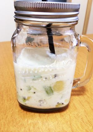 ミキサー不要*キウイバナナの豆乳ドリンク-レシピのメイン写真