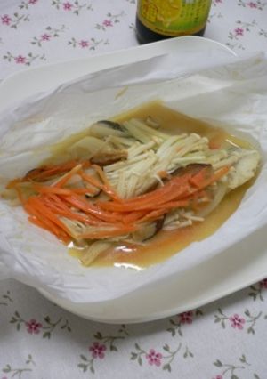 鱈のレンジ蒸し-レシピのメイン写真
