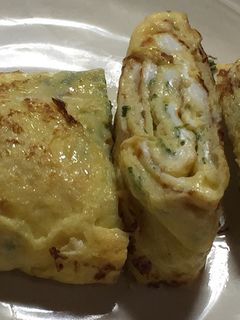 牛乳と青のりの卵焼き-レシピのメイン写真