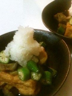 厚揚げと夏野菜のおろしポン酢あえ-レシピのメイン写真