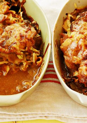キャベツと豚肉、カレーの重ね焼き-レシピのメイン写真