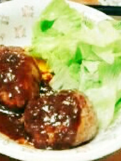 煮込みハンバーグ-レシピのメイン写真