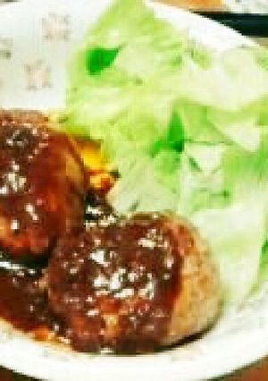 煮込みハンバーグ-レシピのメイン写真
