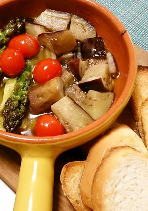 彩り野菜のアヒージョ-レシピのメイン写真