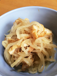 麺つゆで簡単千切り大根煮-レシピのメイン写真