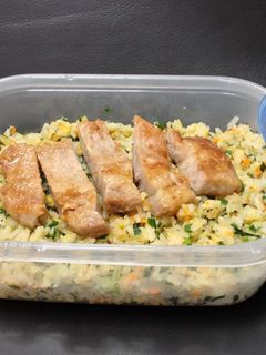 香りのニラチャーハン&大好き生姜焼き弁当-レシピのメイン写真