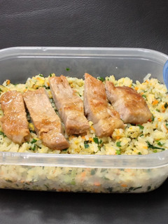 香りのニラチャーハン&大好き生姜焼き弁当-レシピのメイン写真