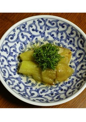 ひんやりおいしい☆焼きなすの白だし浸し-レシピのメイン写真