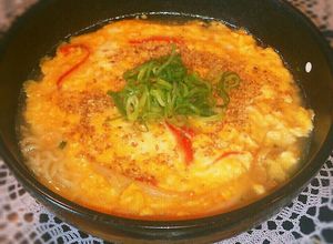 10分以内で完成！？かに玉風塩ラーメン-レシピのメイン写真