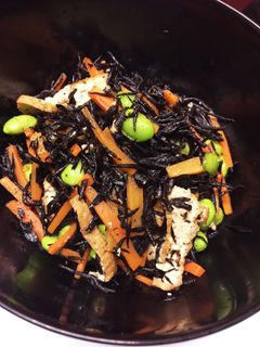 簡単!フライパンでひじきの煮もの-レシピのメイン写真