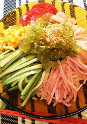 簡単！塩らーめんでなんちゃってジュレー麺-レシピのメイン写真