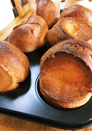 ポップオーバー♡朝ご飯に焼き立てパン-レシピのメイン写真