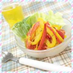 野菜が進む♪パプリカサラダ-レシピのメイン写真
