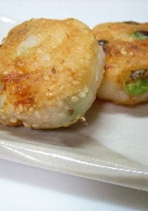 えびと枝豆のふわもち焼き-レシピのメイン写真