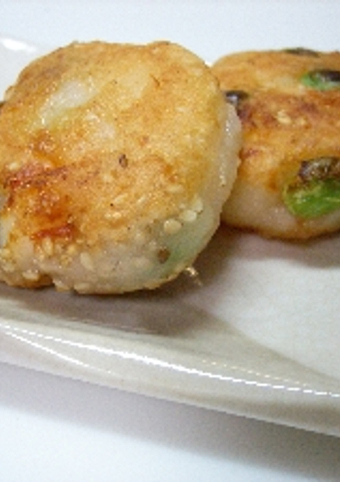 えびと枝豆のふわもち焼き-レシピのメイン写真