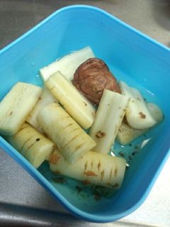 ゴボウの梅煮-レシピのメイン写真