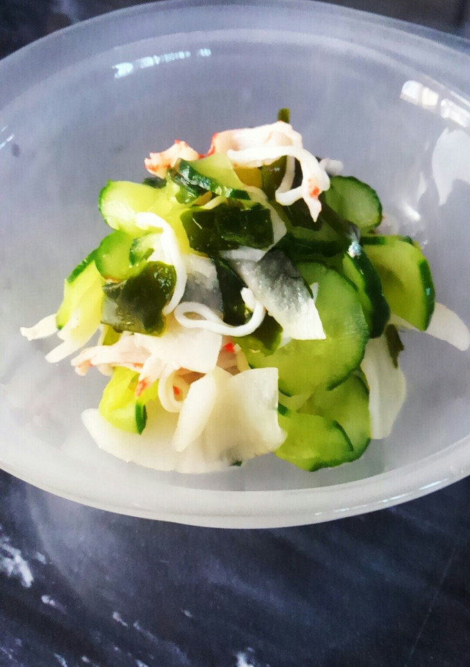 きゅうりと大根わかめの酢の物☆-レシピのメイン写真
