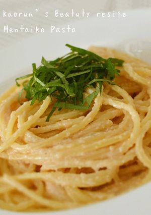 水切ヨーグルトと明太子のパスタ-レシピのメイン写真