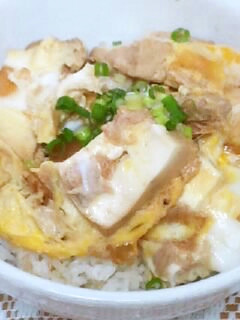 豆腐とツナのどんぶり-レシピのメイン写真