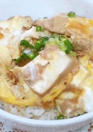 豆腐とツナのどんぶり-レシピのメイン写真