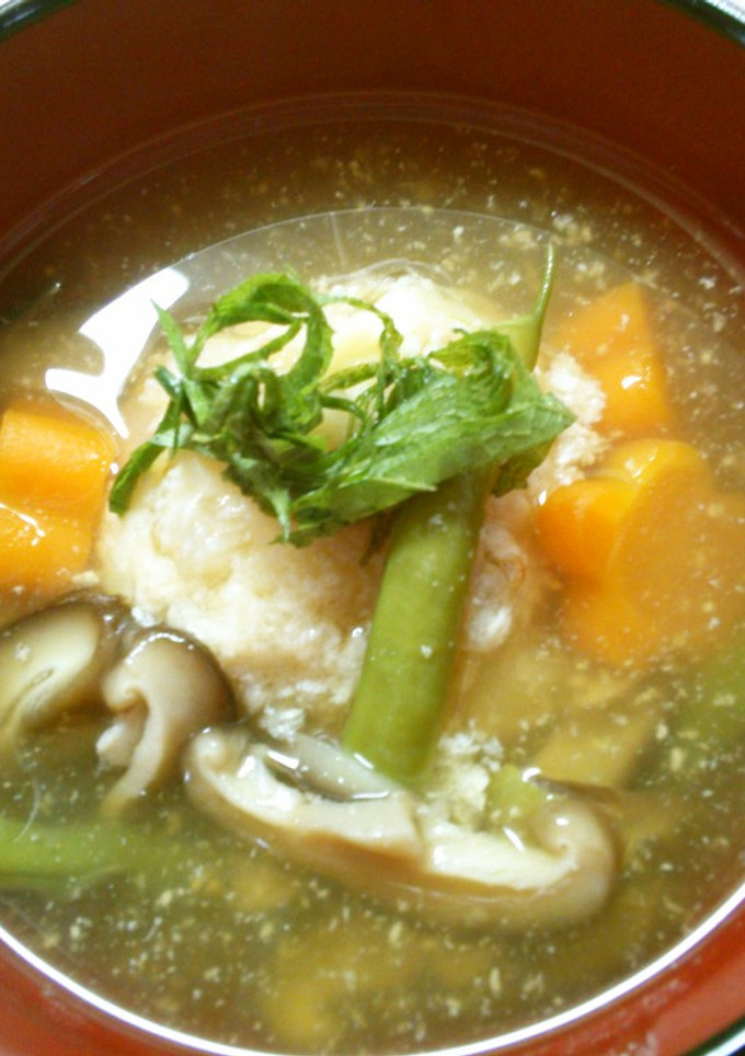 さっぱり 和食！ 海老と 豆腐の 団子汁-レシピのメイン写真