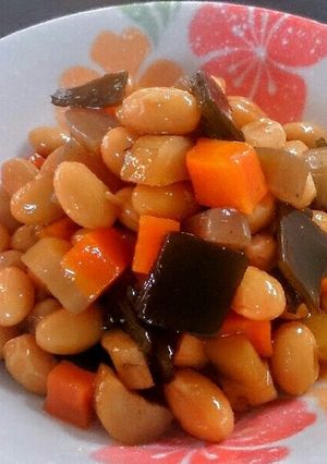 煮豆(五目豆)～圧力鍋で時短～-レシピのメイン写真