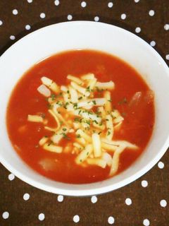 簡単!トマトスープ-レシピのメイン写真
