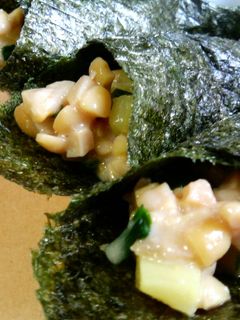 おつまみに☆納豆の海苔巻き-レシピのメイン写真