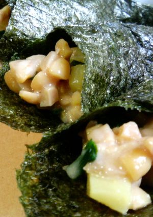 おつまみに☆納豆の海苔巻き-レシピのメイン写真