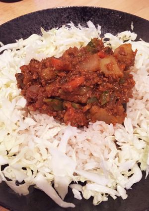 サッパリ野菜たっぷりドライカレー-レシピのメイン写真