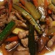 ズッキーニと豚肉のイタリアン青椒肉絲