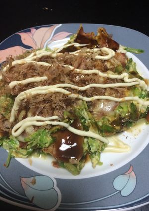 糖質制限豆腐のお好み焼き-レシピのメイン写真