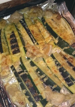 ズッキーニとナスと鶏肉の簡単グリル焼き-レシピのメイン写真