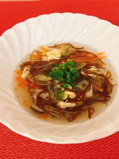 もずくの酸辣湯風スープ-レシピのメイン写真