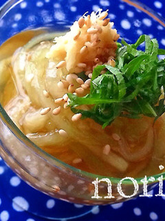 つるっとさっぱり!冷んやりなすそうめん-レシピのメイン写真