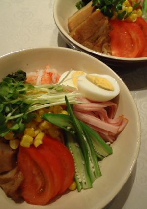 冷やしぶっかけde冷麺-レシピのメイン写真