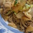 蕎麦で和風焼きそば