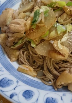 蕎麦で和風焼きそば-レシピのメイン写真