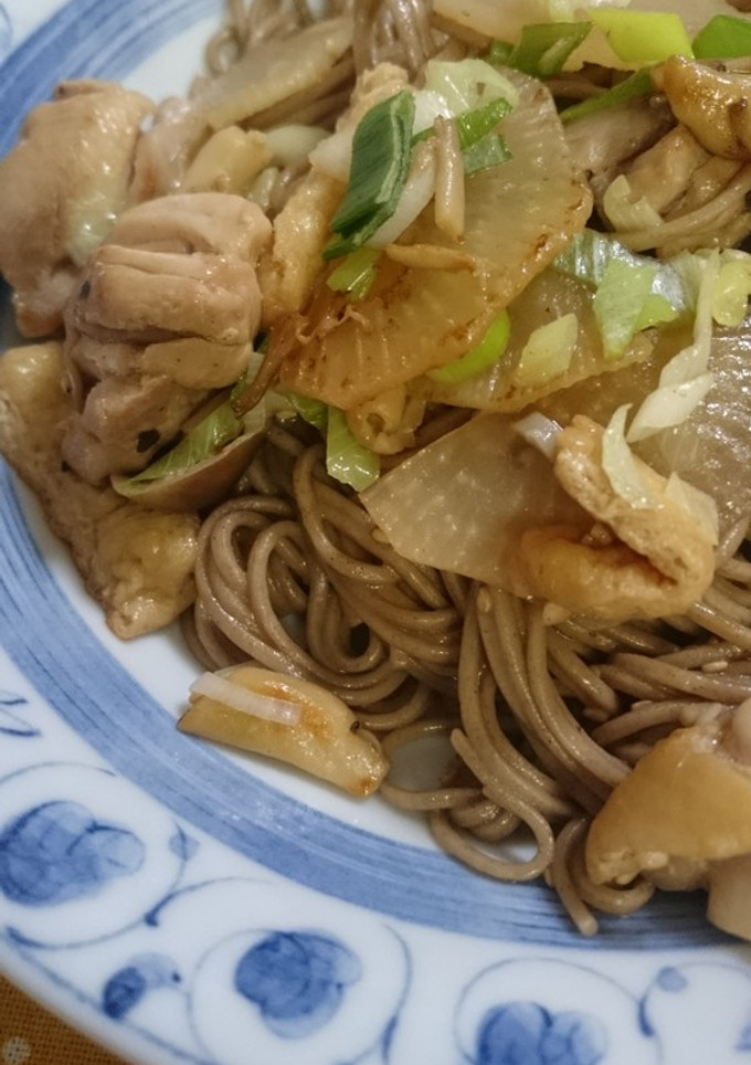 蕎麦で和風焼きそば-レシピのメイン写真