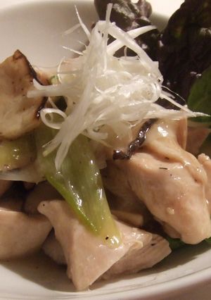 鶏とエリンギ・ねぎの中華風炒め-レシピのメイン写真