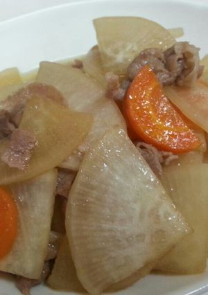 簡単！大根と豚肉の甘うま煮♪-レシピのメイン写真
