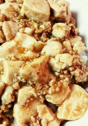 低脂肪 鶏挽き肉で麻婆豆腐-レシピのメイン写真