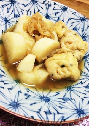 ひろうすと切り干しだいこんの簡単煮-レシピのメイン写真