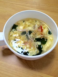 あっという間の中華スープ♫-レシピのメイン写真