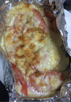 ズッキーニとトマトのチーズ焼き-レシピのメイン写真