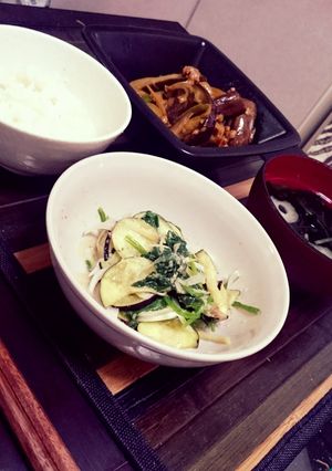 ナスとほうれん草のナムル-レシピのメイン写真